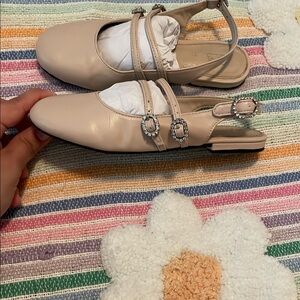 Zara Kids Cream Dress Shoes